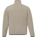 Roots73 Westville Recycled Microfleece Pullover for Men Laser Engraving - Oatmeal - Back
