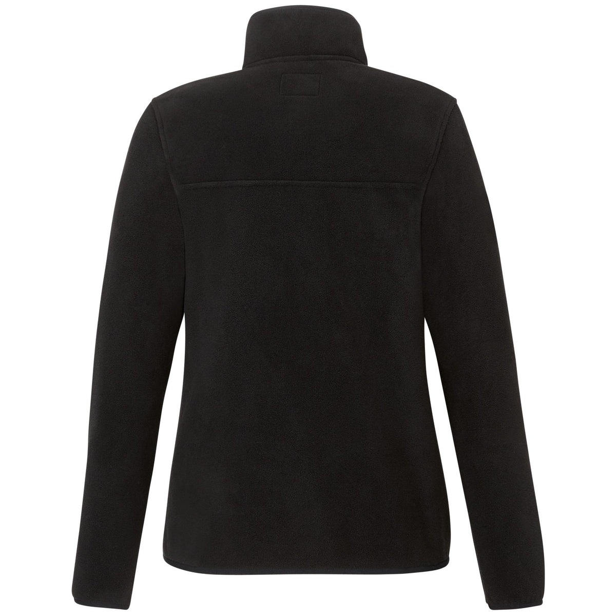 Roots73 Westville Recycled Microfleece Pullover for Women Embroidery - Black - Back