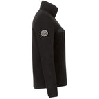 Roots73 Westville Recycled Microfleece Pullover for Women Embroidery - Black - Right Side