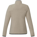 Roots73 Westville Recycled Microfleece Pullover for Women Laser Engraving - Oatmeal - Back