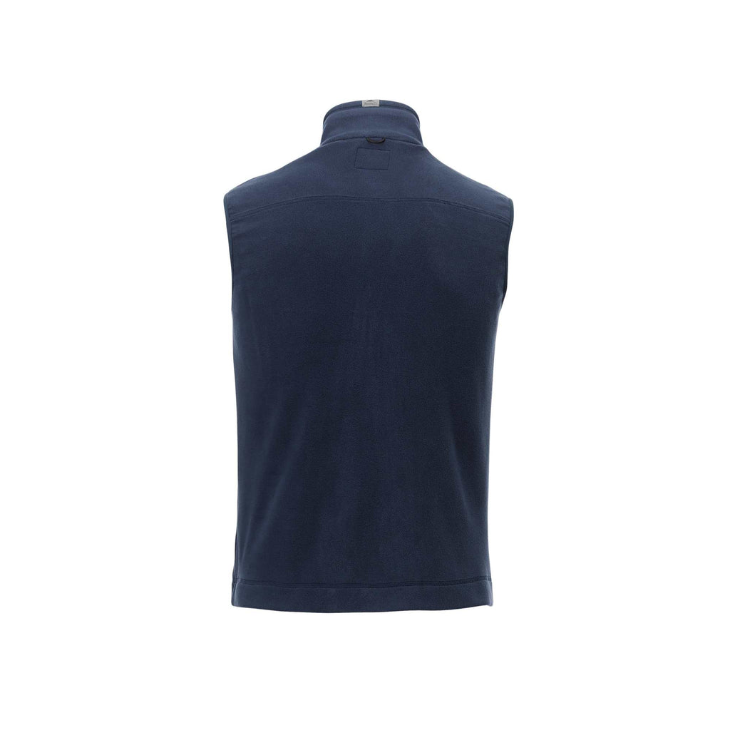 Roots73 Willowbeach Microfleece Vest for Men Embroidery - Atlantic Navy - Back Flat