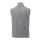 Roots73 Willowbeach Microfleece Vest for Men Embroidery - Charcoal Mix - Back Flat
