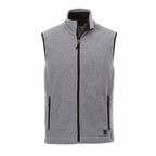 Roots73 Willowbeach Microfleece Vest for Men Embroidery - Charcoal Mix - Front Flat
