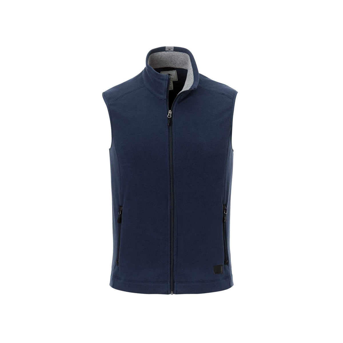 Roots73 Willowbeach Microfleece Vest for Men Laser Engraving - Atlantic Navy - Front Flat