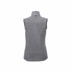 Roots73 Willowbeach Microfleece Vest for Women Embroidery - Charcoal Mix - Back Flat