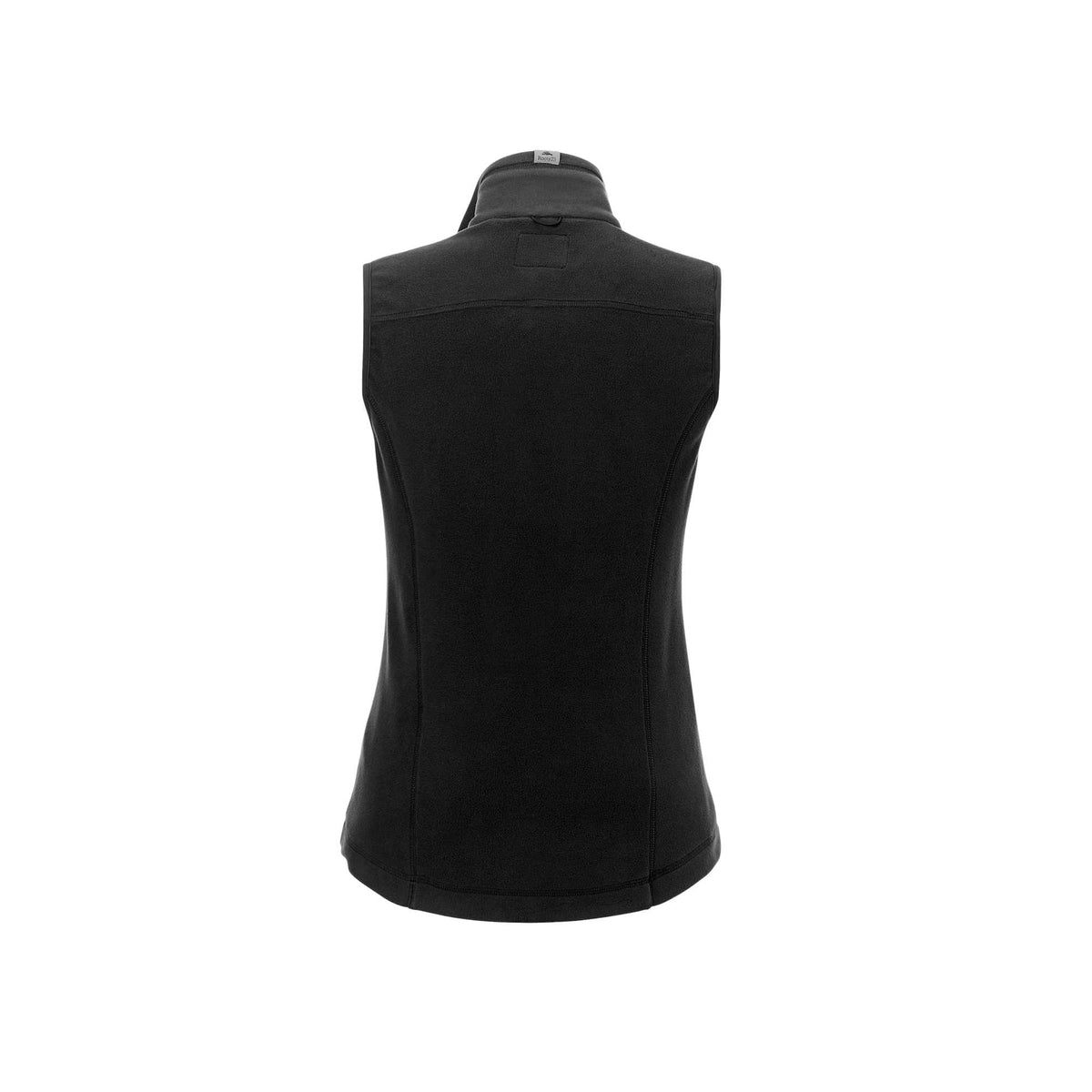 Roots73 Willowbeach Microfleece Vest for Women Laser Engraving - Black - Back Flat