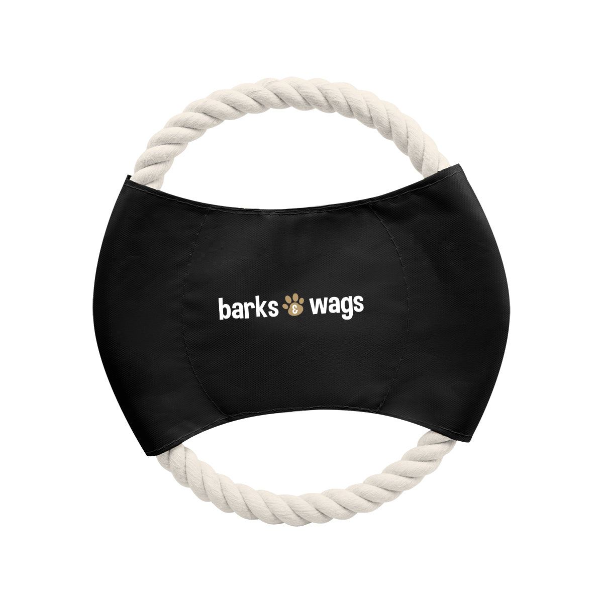 Rope Disc Toy for Pets - Black - Colorbrite