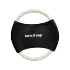 Rope Disc Toy for Pets - Black - Silk Screen