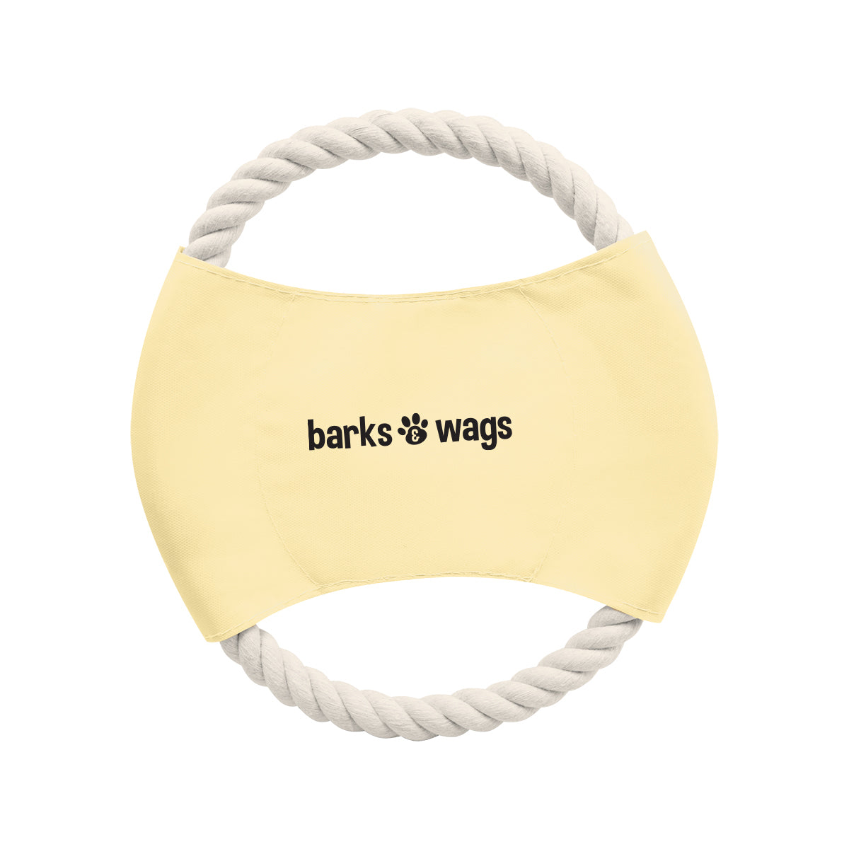 Rope Disc Toy for Pets - Natural - Silk Screen