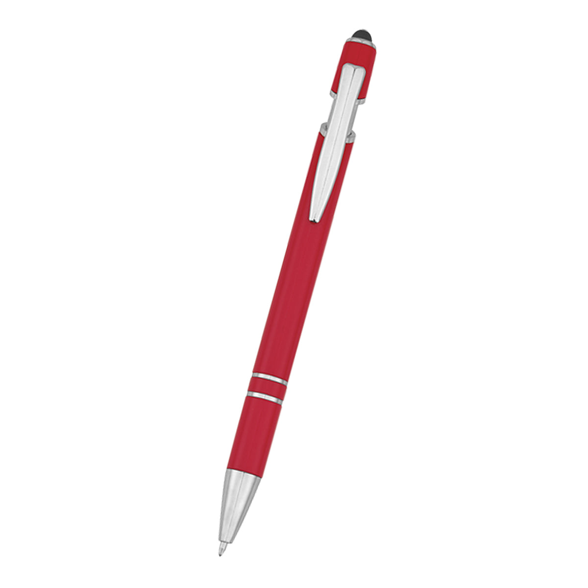 Roslin Incline Stylus Pen in Recycled ABS, Blue Ink - Front
