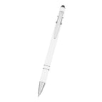 Roslin Incline Stylus Pen in Recycled ABS, Blue Ink - Front