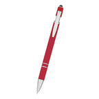 Roslin Incline Stylus Pen in Recycled ABS, Blue Ink - Front