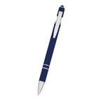 Roslin Incline Stylus Pen in Recycled ABS, Blue Ink - Front