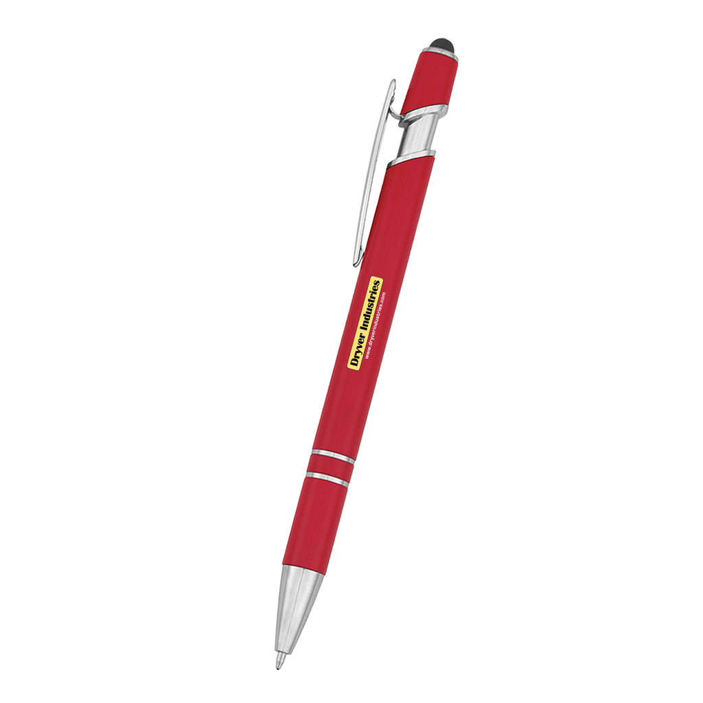 Roslin Incline Stylus Pen in Recycled ABS, Blue Ink - Full Color