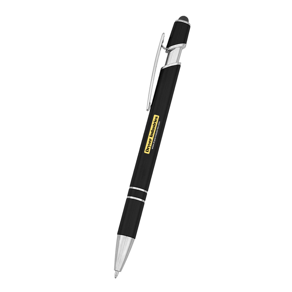Roslin Incline Stylus Pen in Recycled ABS, Blue Ink - Full Color