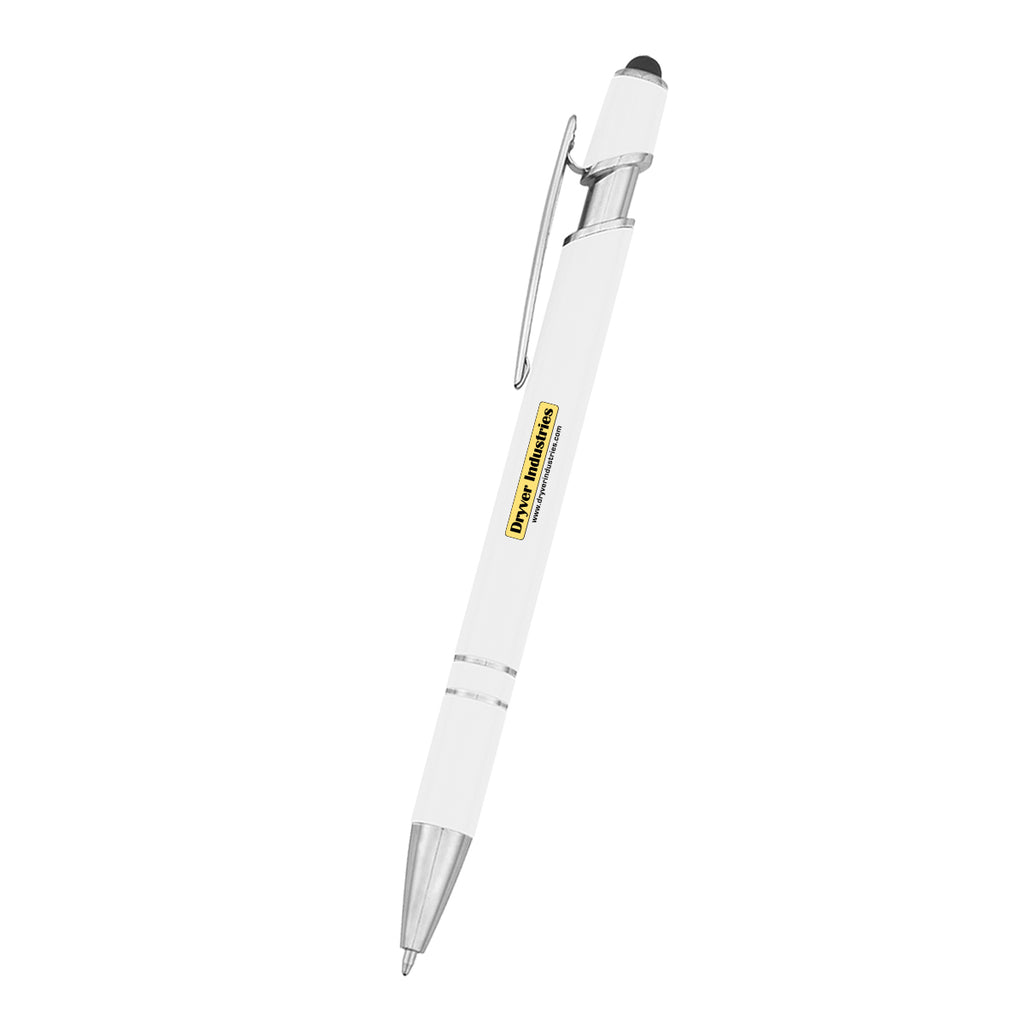 Roslin Incline Stylus Pen in Recycled ABS, Blue Ink - Full Color