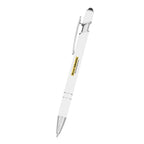 Roslin Incline Stylus Pen in Recycled ABS, Blue Ink - Full Color
