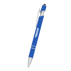 Roslin Incline Stylus Pen in Recycled ABS, Blue Ink - Silk Screen
