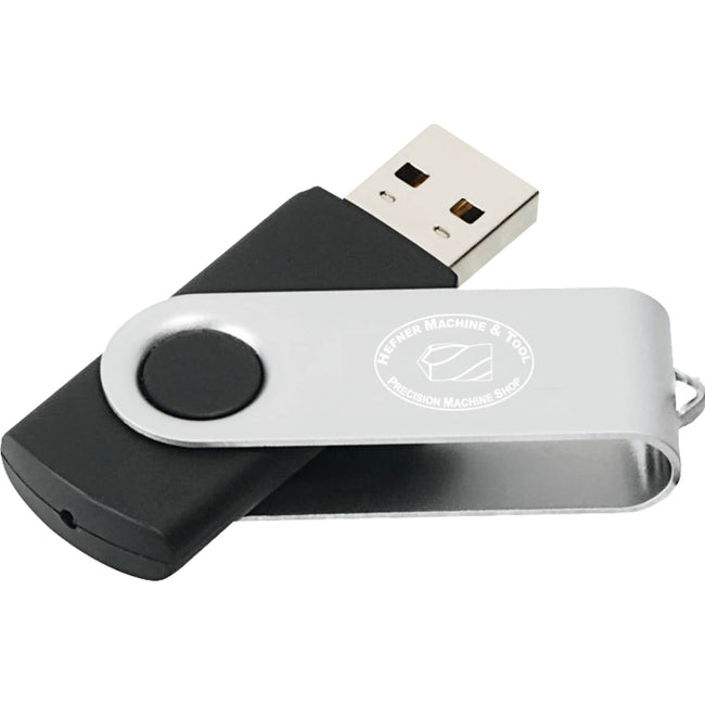 Rotate Flash Drive with Aluminum Cover, 16 GB Full Color