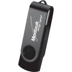 Rotate Two-Tone Flash Drive, 4 GB Full Color - Black - Photo