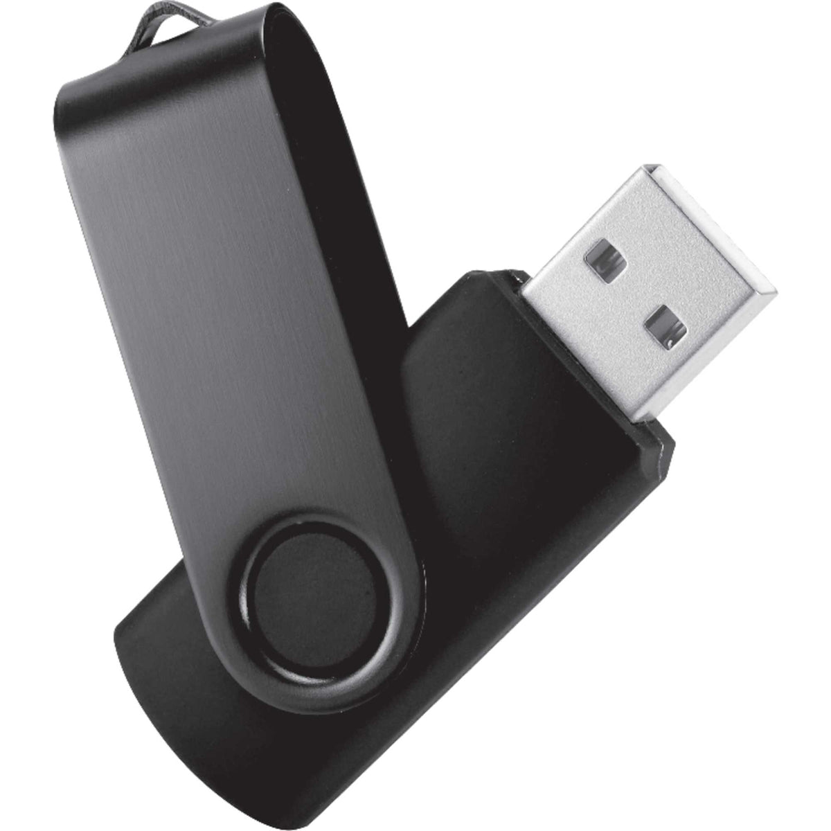 Rotate Two-Tone Flash Drive, 8 GB Full Color - Black - Photo 3