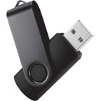 Rotate Two-Tone Flash Drive, 8 GB Laser Engraving - Black - Photo 3