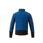 Rougemont Diamond Quilted Hybrid Puffer Jacket for Men Embroidery - Invictus/Black - Back Flat