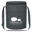Round Cooler Bag, Non-Woven - Black - Silk Screen