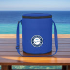 Round Cooler Bag, Non-Woven - Royal Blue - Lifestyle_Colorbrite
