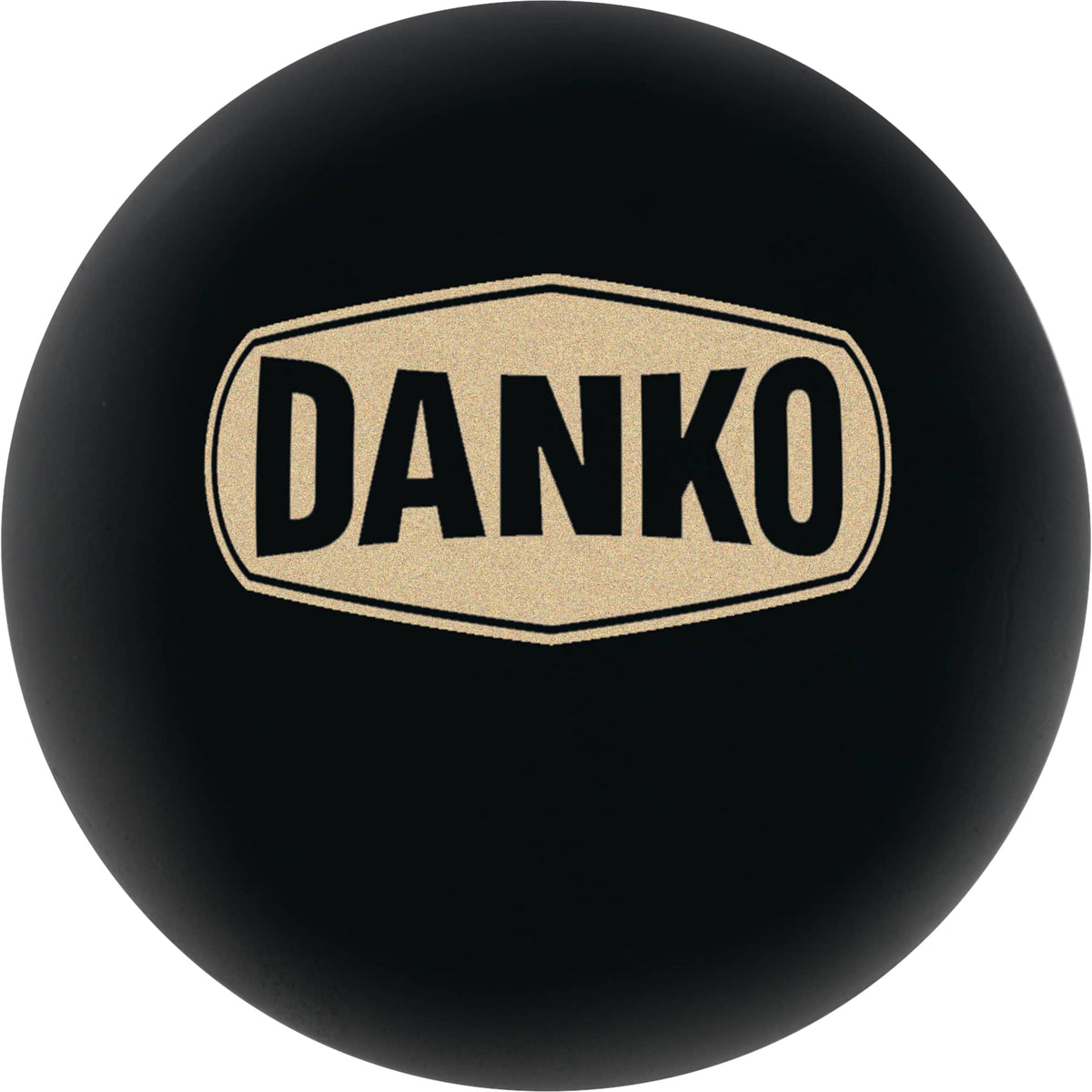 Round Foam Stress Reliever - Black - Front