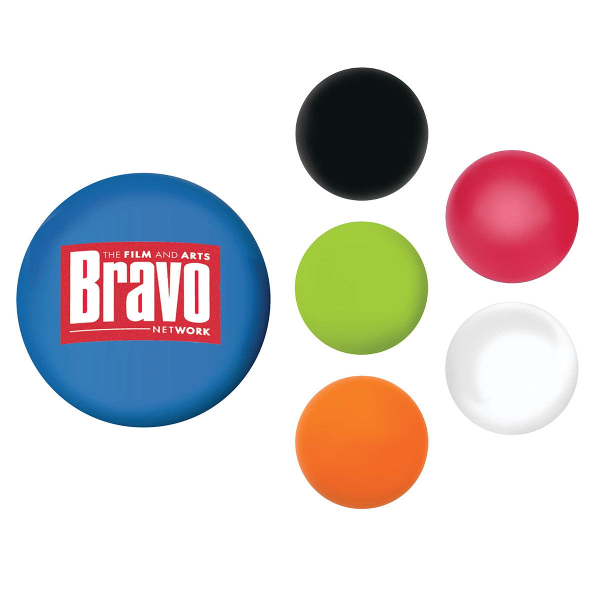 Round Foam Stress Reliever - Blue - Front Group
