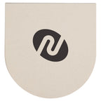 Round Sticky Note Pad in Recycled Milk Carton - White - Front