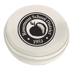 Round Zippered Travel Case for Electronics - White - Pad Print