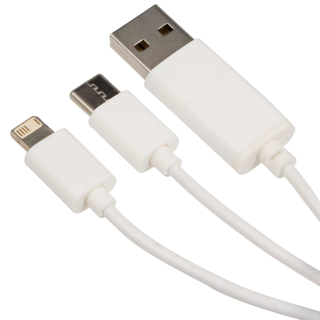 Route Light Up Logo Keychain Cable, 5-in-1 - White - Detail 2