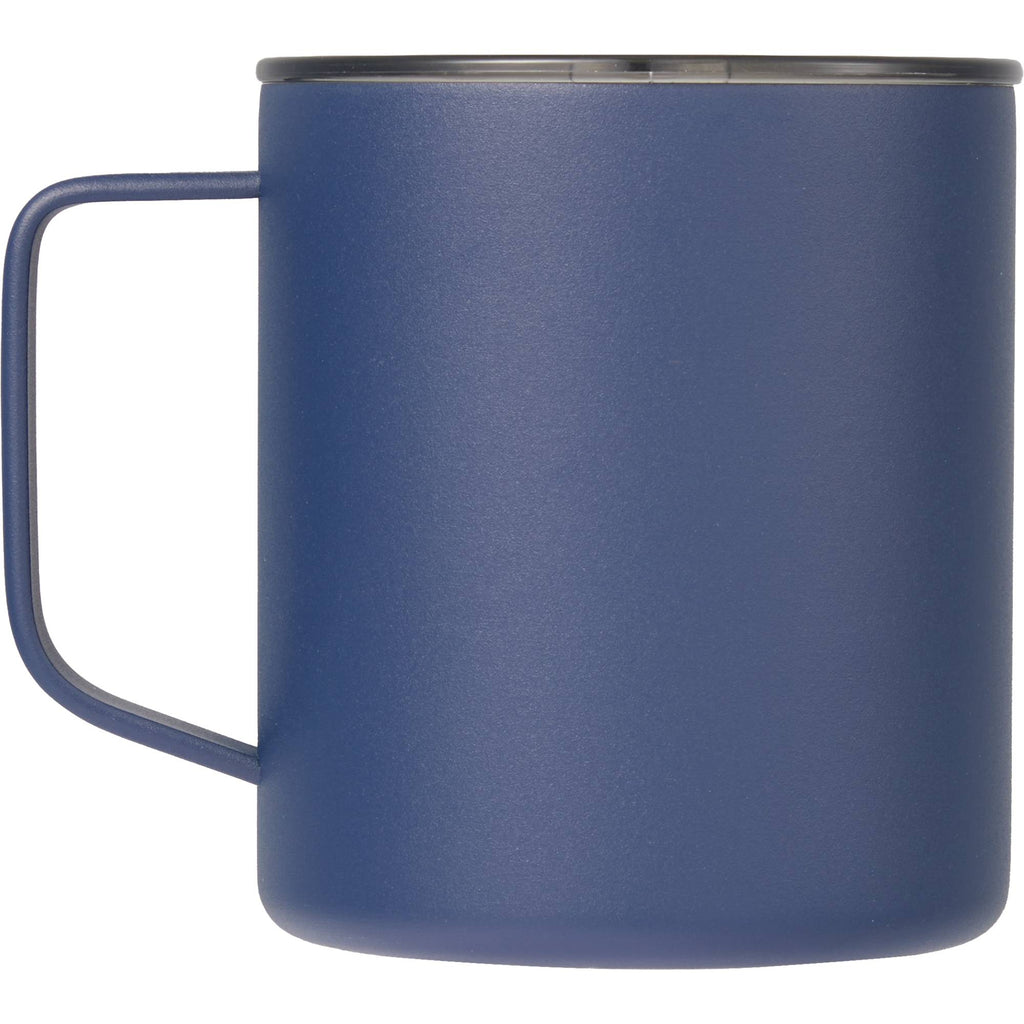 Rover Camp Mug with Copper Insulation, 14 oz Laser Engraving - Navy - Back 2