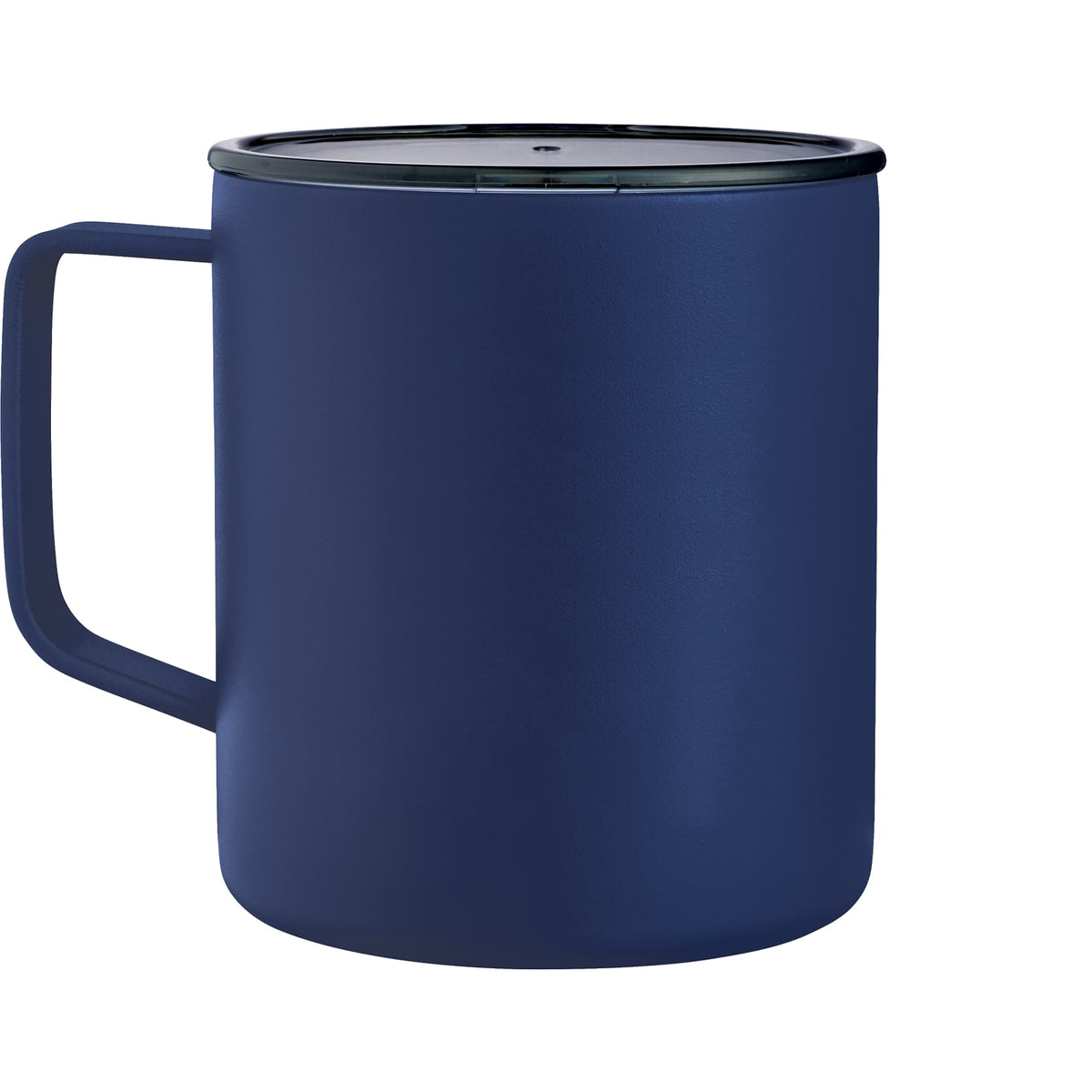 Rover Camp Mug with Copper Insulation, 14 oz Laser Engraving - Navy - Back