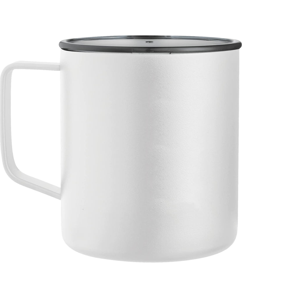 Rover Camp Mug with Copper Insulation, 14 oz Laser Engraving - White - Back