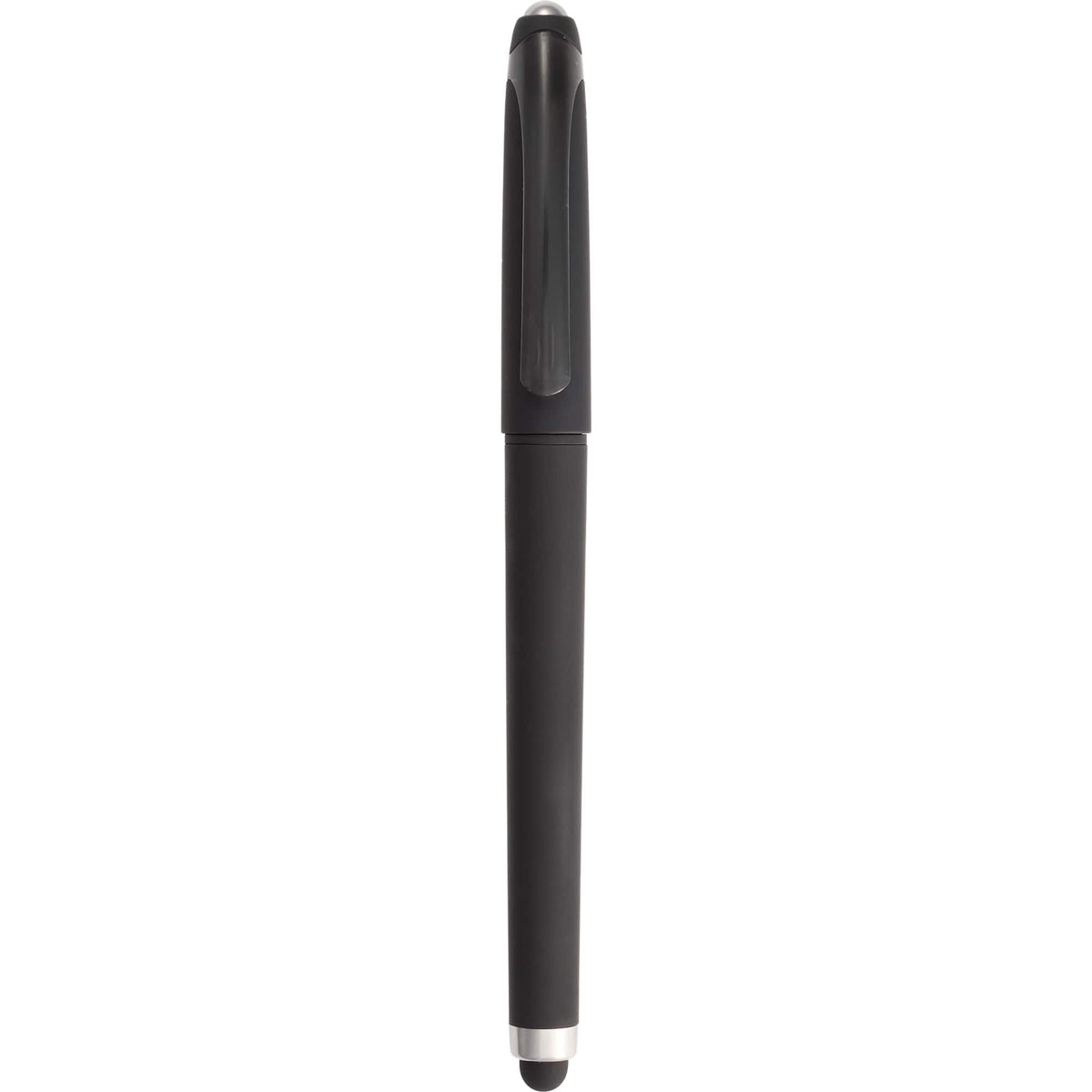 Rovio Rolling Ball Fidget Pen with Stylus Full Color - Black - Clip