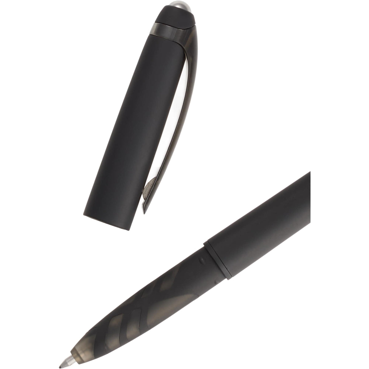 Rovio Rolling Ball Fidget Pen with Stylus Full Color - Black - Detail
