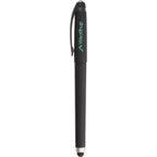 Rovio Rolling Ball Fidget Pen with Stylus Full Color - Black - Front