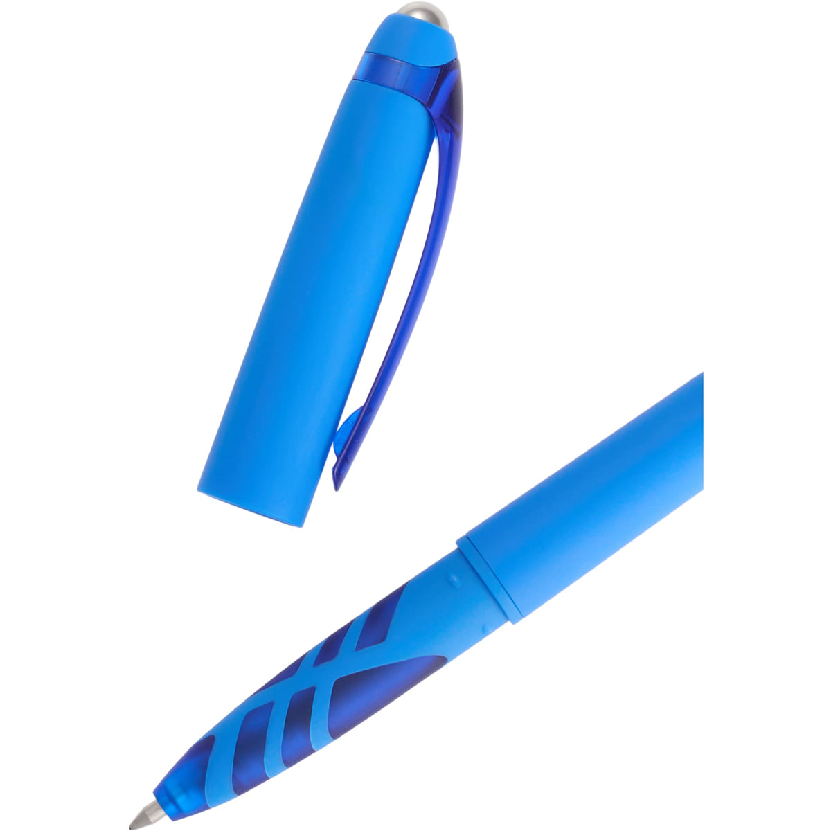 Rovio Rolling Ball Fidget Pen with Stylus Full Color - Blue - Detail