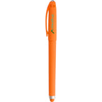 Rovio Rolling Ball Fidget Pen with Stylus Full Color - Orange - Front