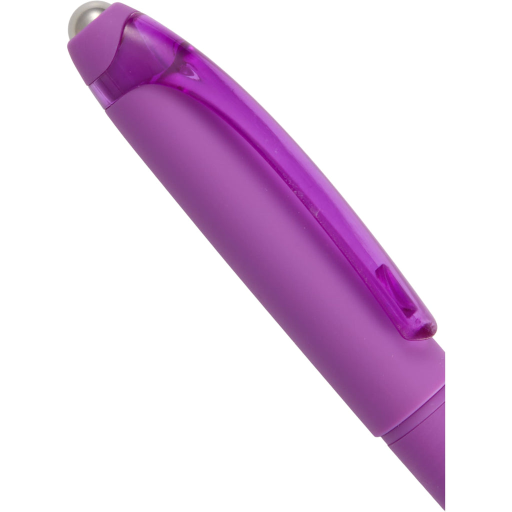 Rovio Rolling Ball Fidget Pen with Stylus Full Color - Purple - Detail 3