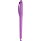 Rovio Rolling Ball Fidget Pen with Stylus Full Color - Purple - Front