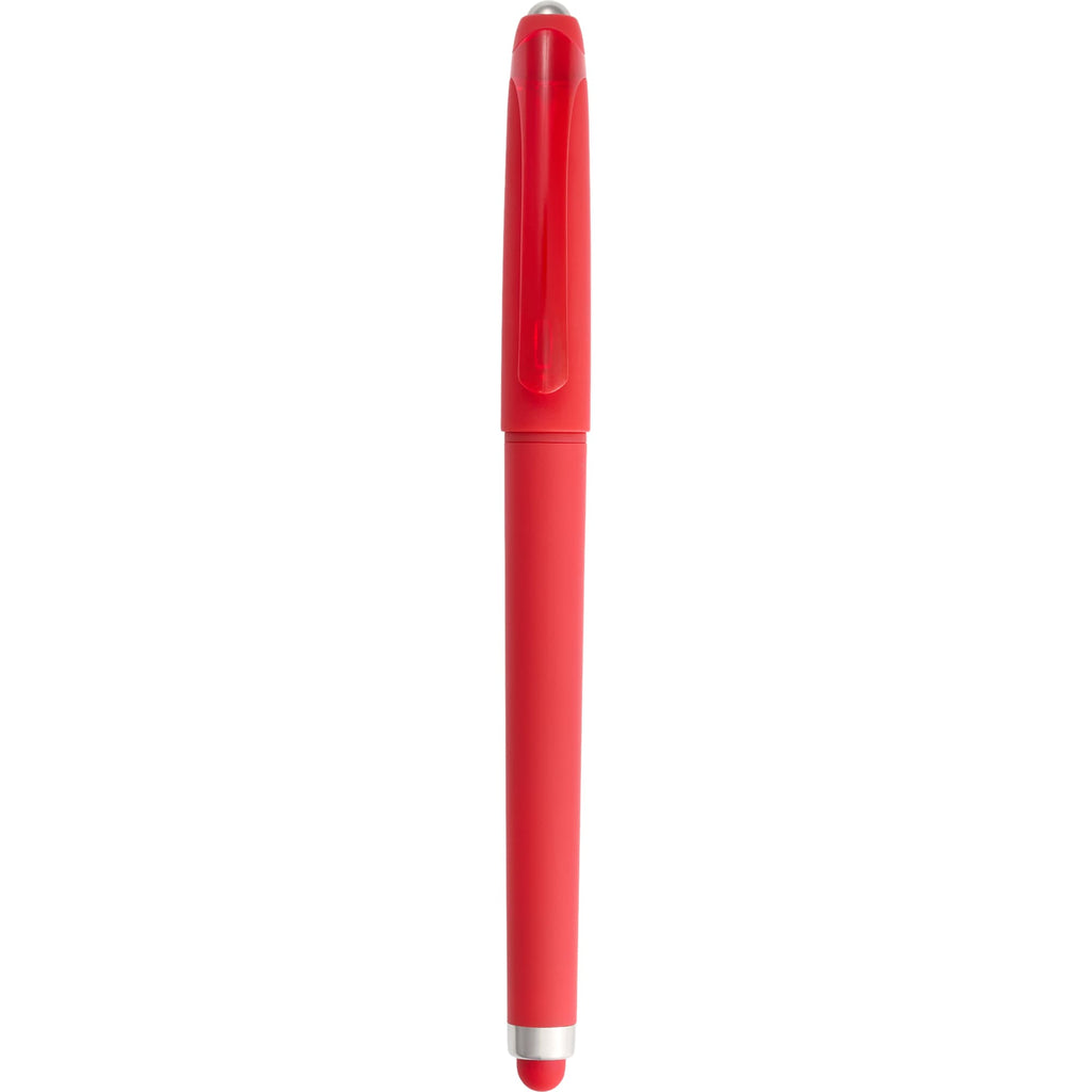 Rovio Rolling Ball Fidget Pen with Stylus Full Color - Red - Clip