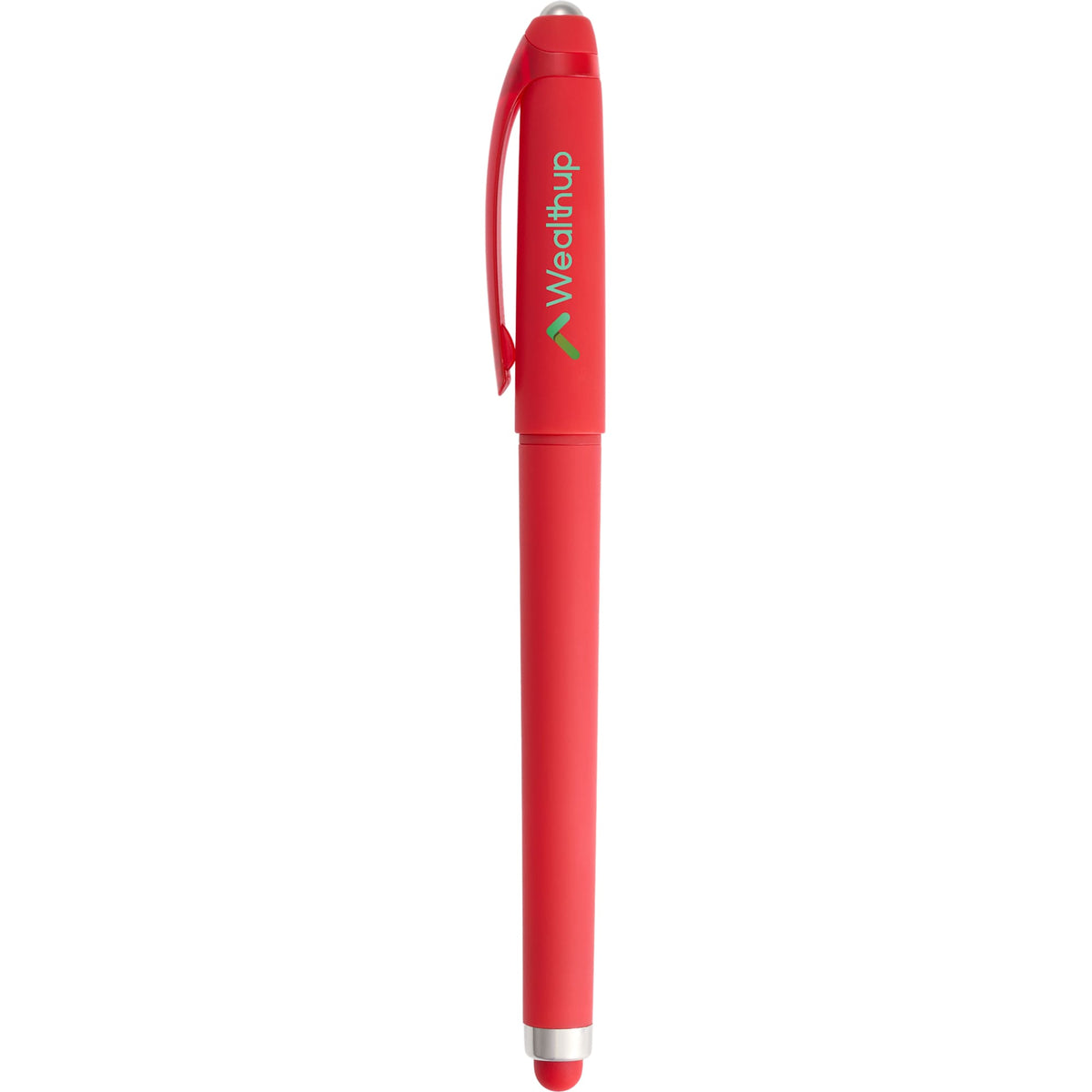 Rovio Rolling Ball Fidget Pen with Stylus Full Color - Red - Front