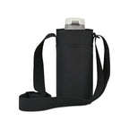 Rowan Bottle Sling Bag in Recycled Nylon Embroidery - Black - View 4