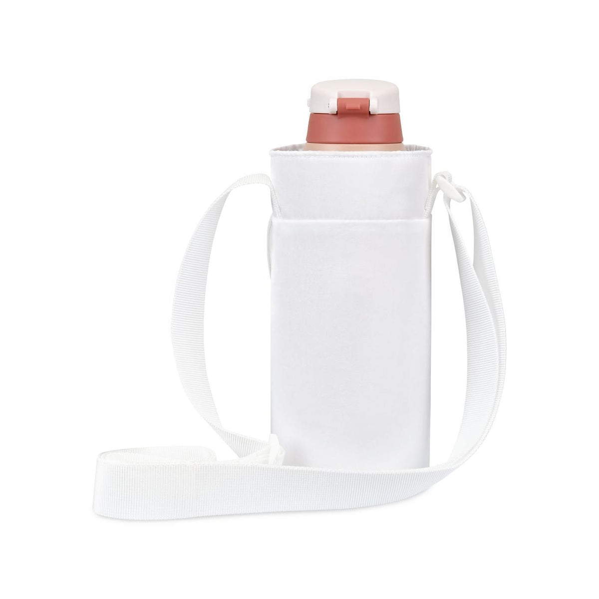 Rowan Bottle Sling Bag in Recycled Nylon Embroidery - Marshmallow - View 4