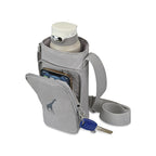 Rowan Bottle Sling Bag in Recycled Nylon Embroidery - Taupe - View 2