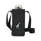 Rowan Bottle Sling Bag in Recycled Nylon Transfer - Black - View 1